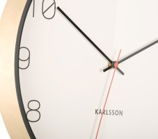 Designové nástěnné hodiny 5926BK Karlsson 40cm