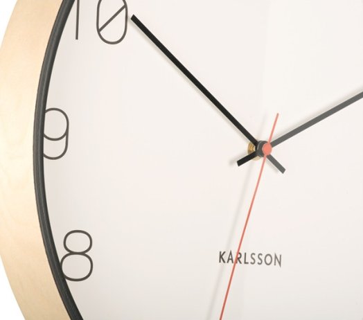 Designové nástěnné hodiny 5926BK Karlsson 40cm