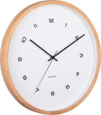 Designové nástěnné hodiny 5938WH Karlsson 41cm