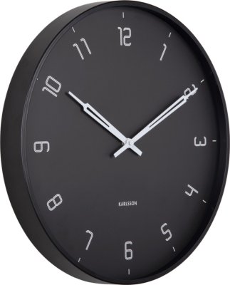 Designové nástěnné hodiny 5950BK Karlsson 40cm