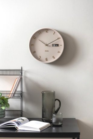 Designové nástěnné hodiny 5953WG Karlsson 30cm