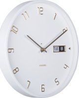 Designové nástěnné hodiny 5953WH Karlsson 30cm