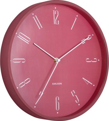 Designové nástěnné hodiny 5988RD Karlsson 30cm