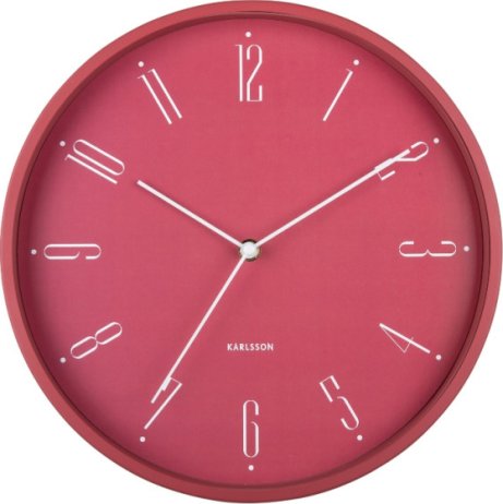 Designové nástěnné hodiny 5988RD Karlsson 30cm