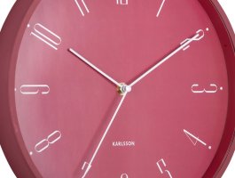Designové nástěnné hodiny 5988RD Karlsson 30cm
