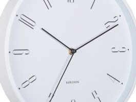 Designové nástěnné hodiny 5988WH Karlsson 30cm
