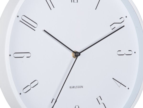 Designové nástěnné hodiny 5988WH Karlsson 30cm