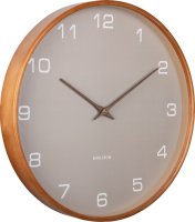 Designové nástěnné hodiny 5993GY Karlsson 40cm