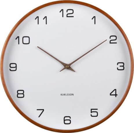 Designové nástěnné hodiny 5993WH Karlsson 40cm