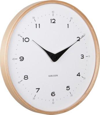 Designové nástěnné hodiny 5995WH Karlsson 30cm
