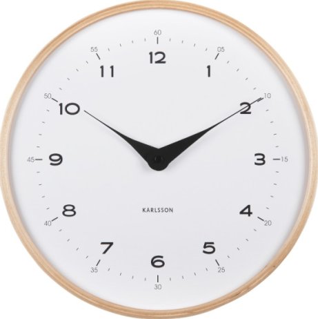 Designové nástěnné hodiny 5995WH Karlsson 30cm
