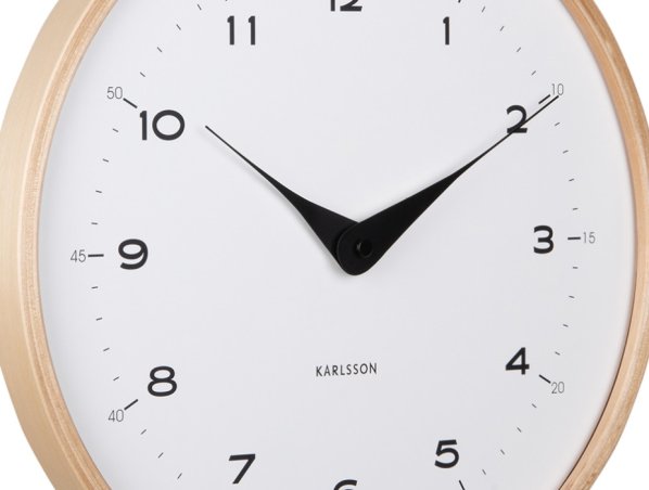 Designové nástěnné hodiny 5995WH Karlsson 30cm