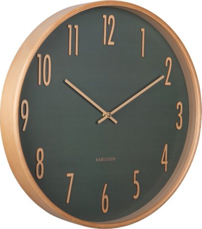 Designové nástěnné hodiny 5996GR Karlsson 40cm