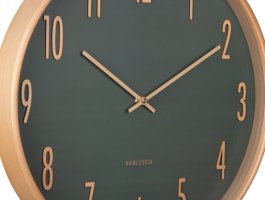 Designové nástěnné hodiny 5996GR Karlsson 40cm