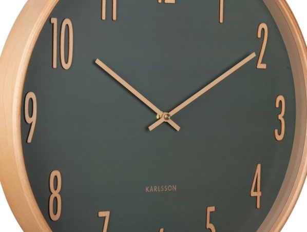Designové nástěnné hodiny 5996GR Karlsson 40cm