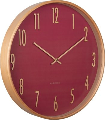 Designové nástěnné hodiny 5996RD Karlsson 40cm