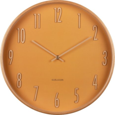 Designové nástěnné hodiny 5996YE Karlsson 40cm
