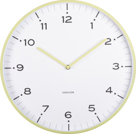Designové nástěnné hodiny 6011GR Karlsson 40cm