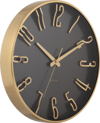 Designové nástěnné hodiny 6016BK Karlsson 35cm