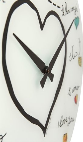 Designové nástěnné hodiny 8030 Nextime Loving You 43cm
