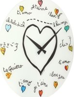 Designové nástěnné hodiny 8030 Nextime Loving You 43cm
