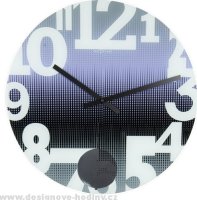 Designové nástěnné hodiny 8127pa Nextime Swing 43cm
