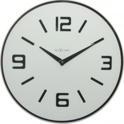 Designové nástěnné hodiny 8148wi Nextime Shuwan 43cm