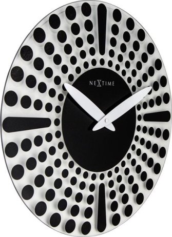 Designové nástěnné hodiny 8182zw Nextime Dreamtime 43cm