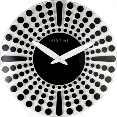 Designové nástěnné hodiny 8182zw Nextime Dreamtime 43cm