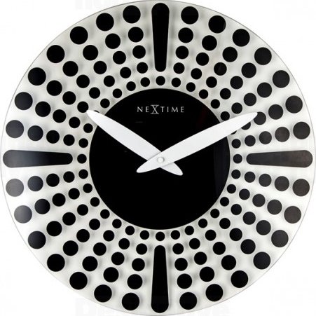 Designové nástěnné hodiny 8182zw Nextime Dreamtime 43cm