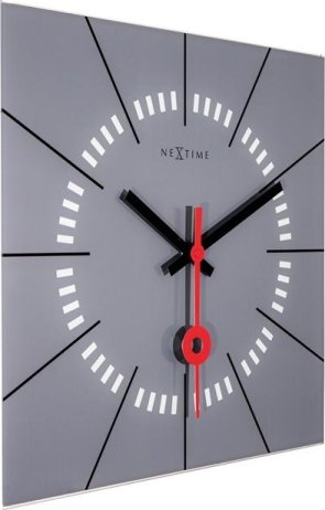 Designové nástěnné hodiny 8636gs Nextime Stazione 35cm