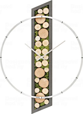 Designové nástěnné hodiny 9607 AMS 55cm