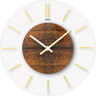 Designové nástěnné hodiny 9661 AMS 30cm