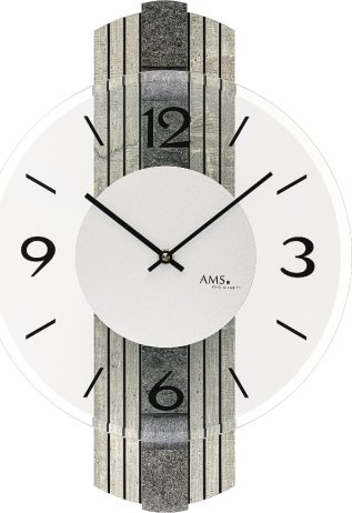 Designové nástěnné hodiny 9675 AMS 38cm