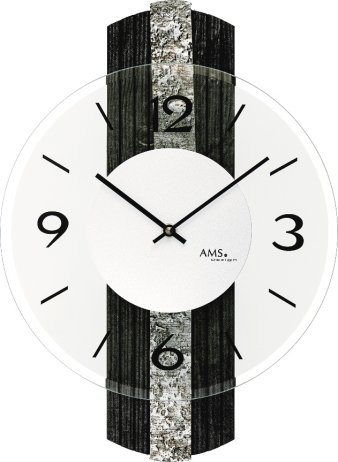 Designové nástěnné hodiny 9676 AMS 38cm