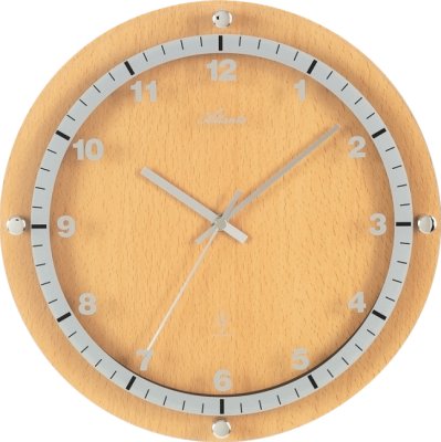 Designové nástěnné hodiny AT4284-30 řízené signálem DCF