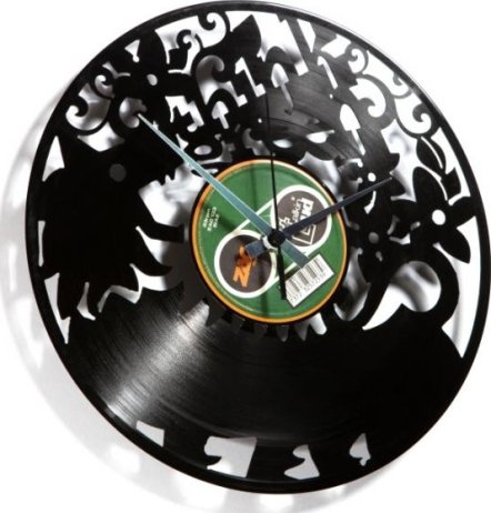 Designové nástěnné hodiny Discoclock 009 Think green 30cm