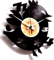 Designové nástěnné hodiny Discoclock 012  Twitter's dumb brother 30cm