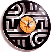 Designové nástěnné hodiny Discoclock 015 Geometry 30cm