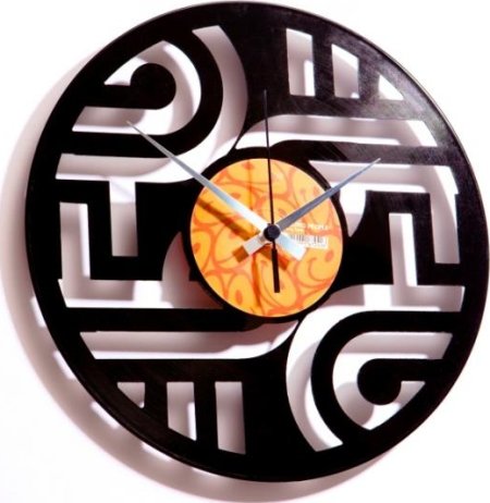 Designové nástěnné hodiny Discoclock 015 Geometry 30cm