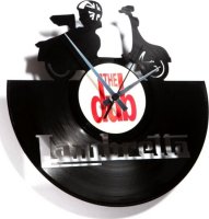 Designové nástěnné hodiny Discoclock 033 Lambretta 30cm