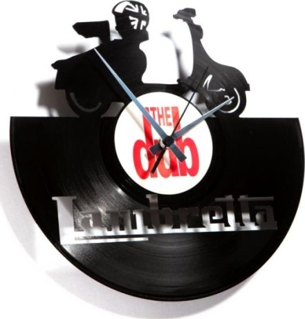 Designové nástěnné hodiny Discoclock 033 Lambretta 30cm