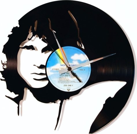 Designové nástěnné hodiny Discoclock 104 Jim Morison 30cm