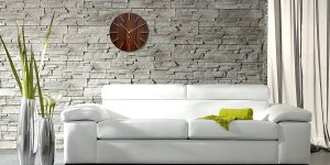 Designové nástěnné hodiny Future Time FT2010WE Round dark natural brown 40cm