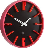 Designové nástěnné hodiny Future Time FT6010BK Numbers 30cm