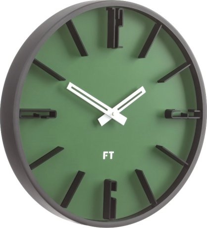 Designové nástěnné hodiny Future Time FT6010GR Numbers 30cm