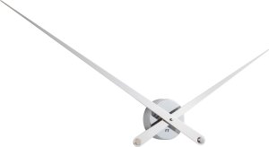 Designové nástěnné hodiny Future Time FT9110WH Hands white 100cm