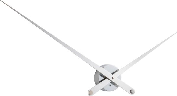 Designové nástěnné hodiny Future Time FT9110WH Hands white 100cm