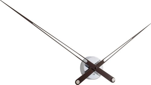 Designové nástěnné hodiny Future Time FT9130BK Hands black 100cm