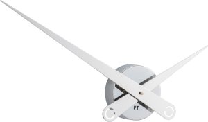 Designové nástěnné hodiny Future Time FT9620WH Hands white 60cm